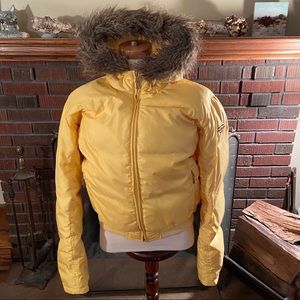 Ralph Lauren Polo Down Puffer Coat Yellow Large